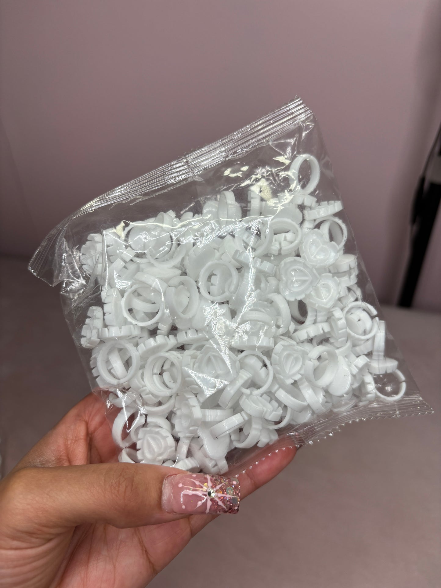 Heart Shaped Glue Rings