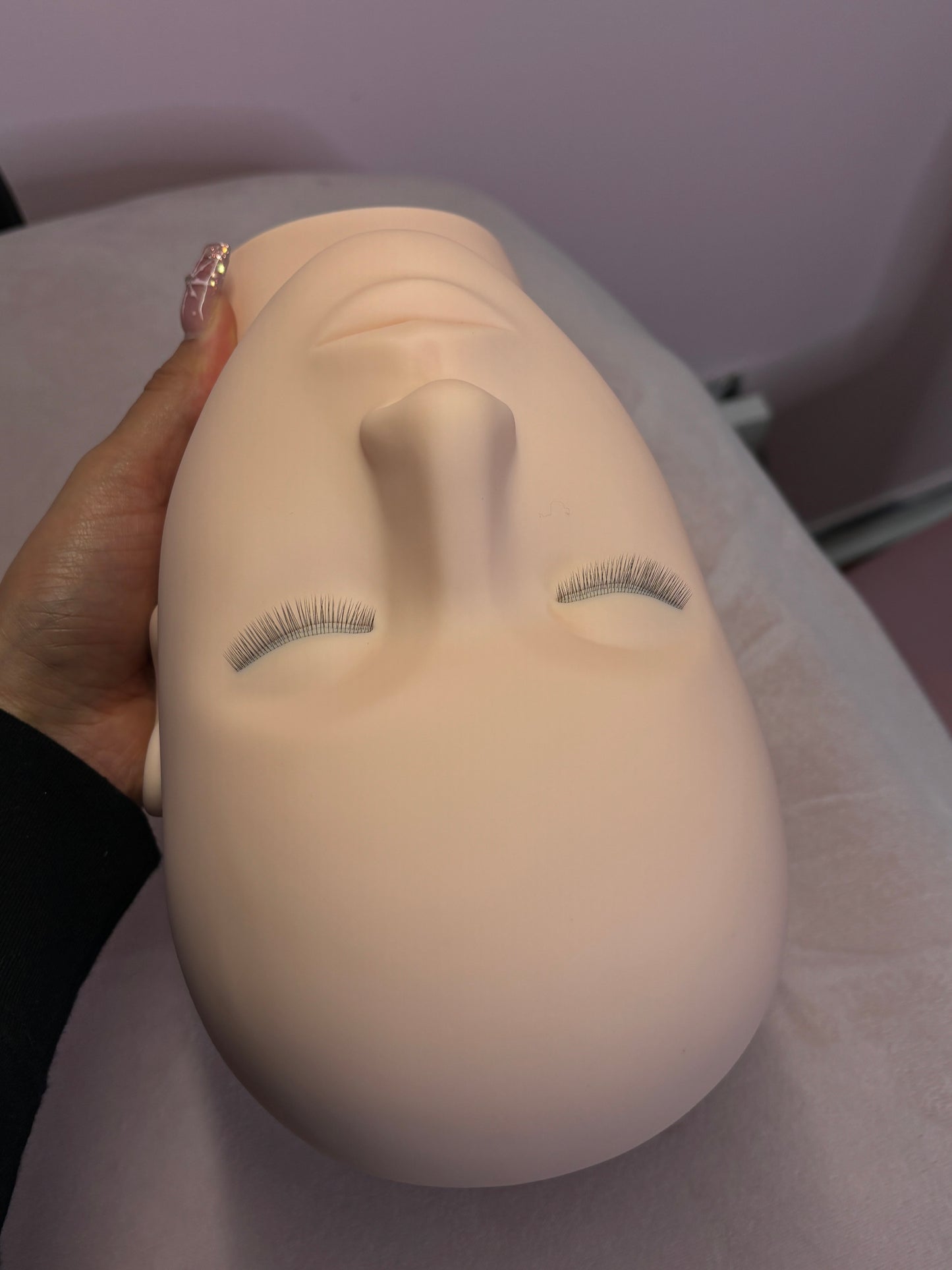 Mannequin Head with Eyelashes