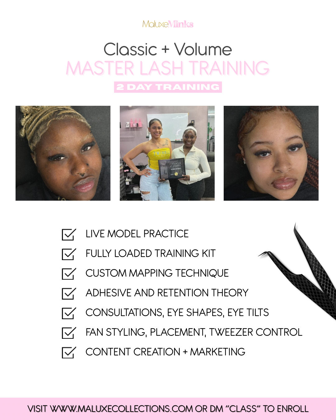 1:1 2-Day Master Lash Training