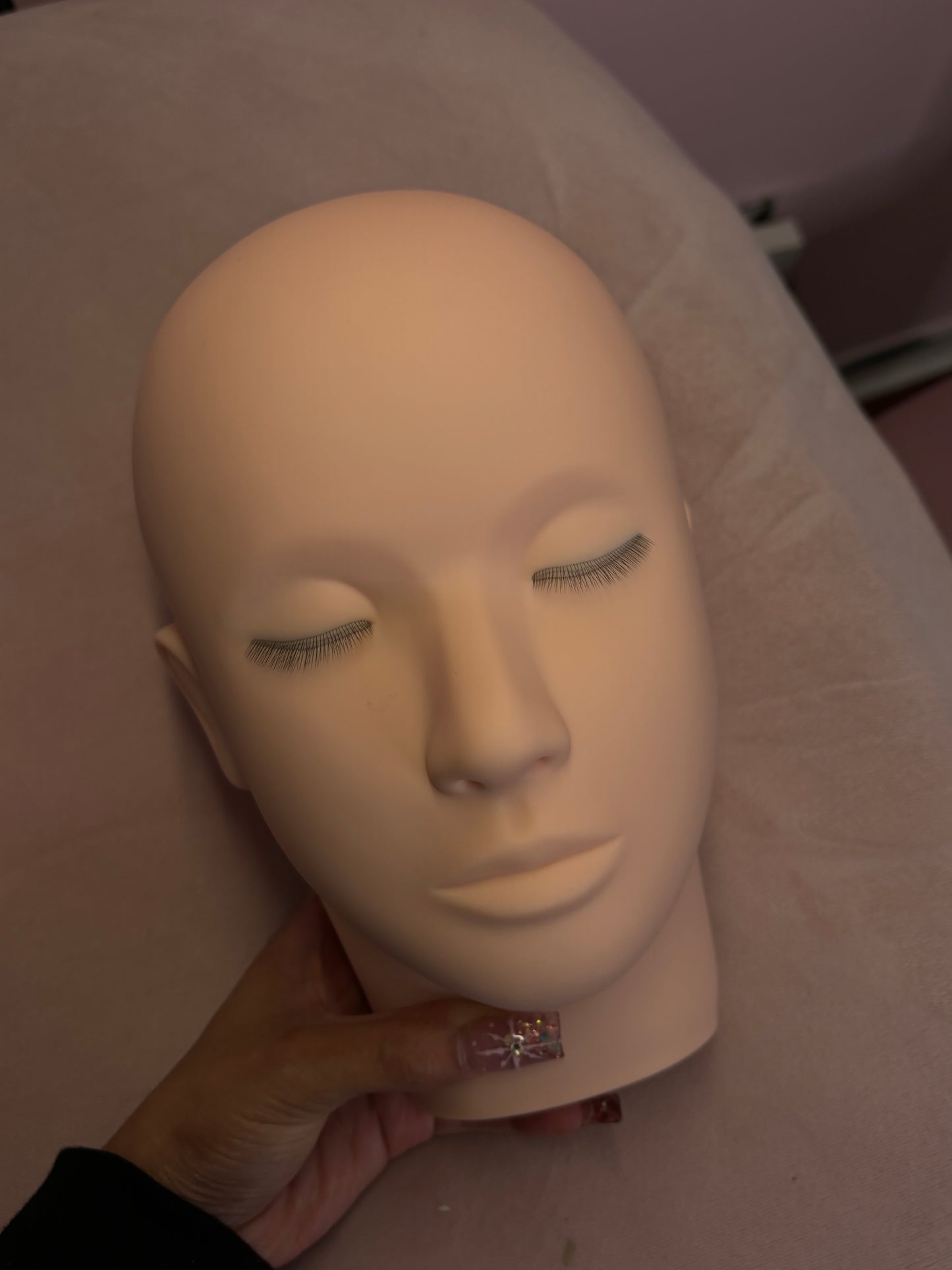 Mannequin Head with Eyelashes